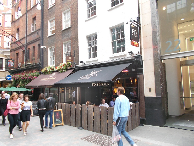 Ganton Street - Pix tapas restaurant