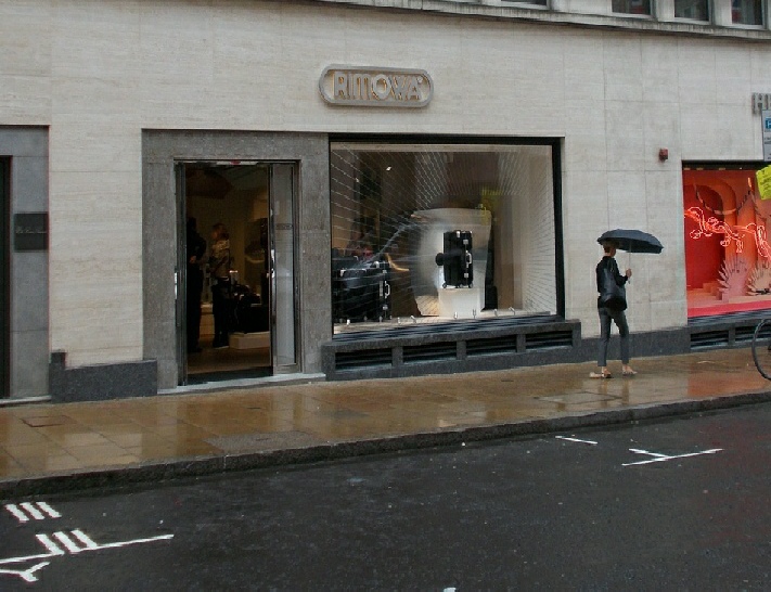 New Bond Street - Rimowa luggage shop