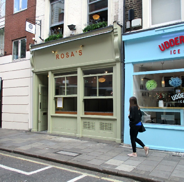 Earlham Street - Rosa’s Thai restaurant