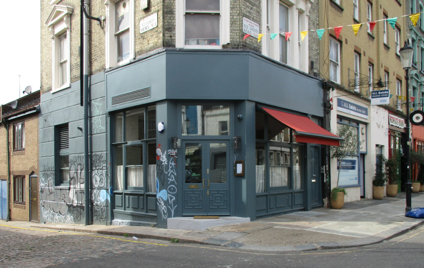 Seven Saints restaurant in London's Notting Hill