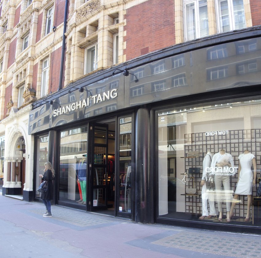 Shanghai Tang shop in London's Knightsbridge