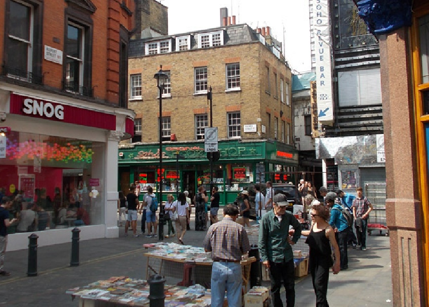 Soho Original Book Shop on Brewer Street in London's Soho