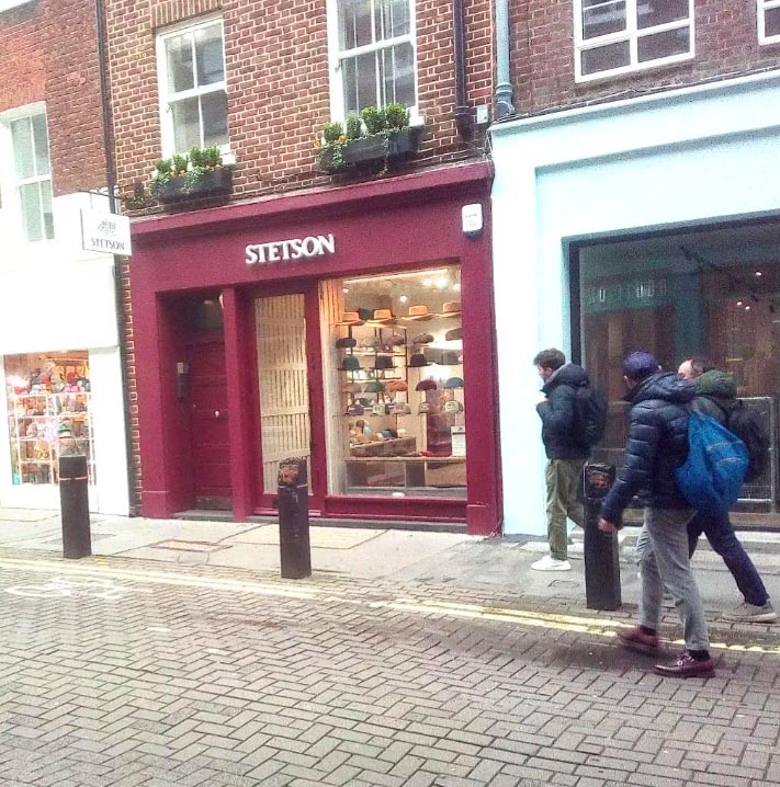 Stetson hat shop in London's Covent Garden