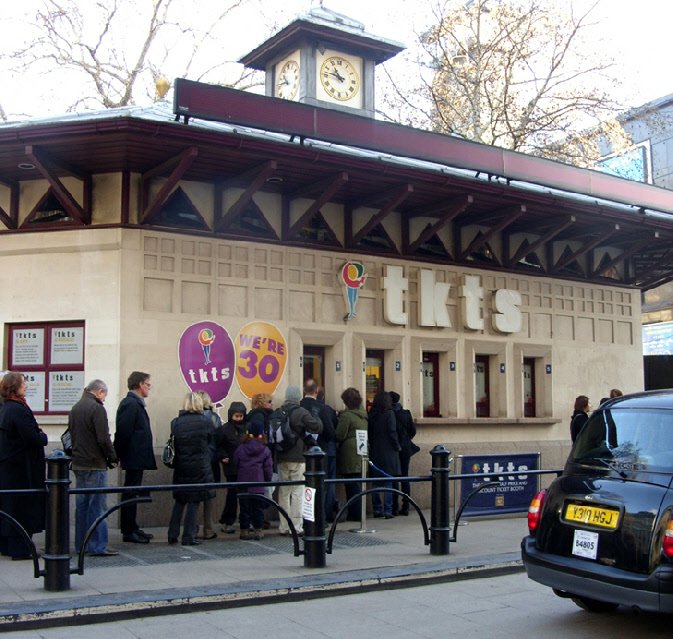 tkts, theatre booking office in London's Leicester Square