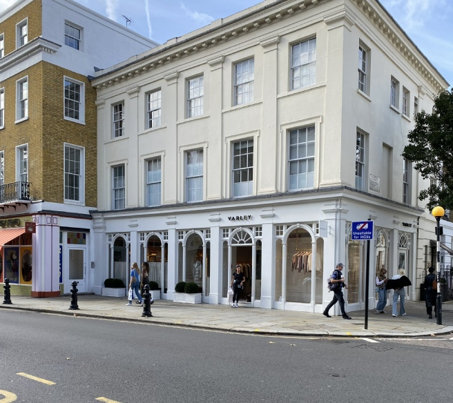 Varley clothing shop on King’s Road in London’s Chelsea