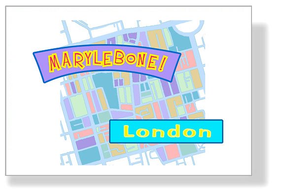 Colour print - Marylebone London
