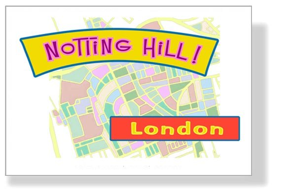 Colour print - Notting Hill London