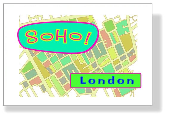 Colour print - Soho London