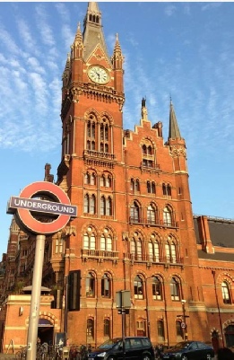 St.Pancras mainline station on Euston Road